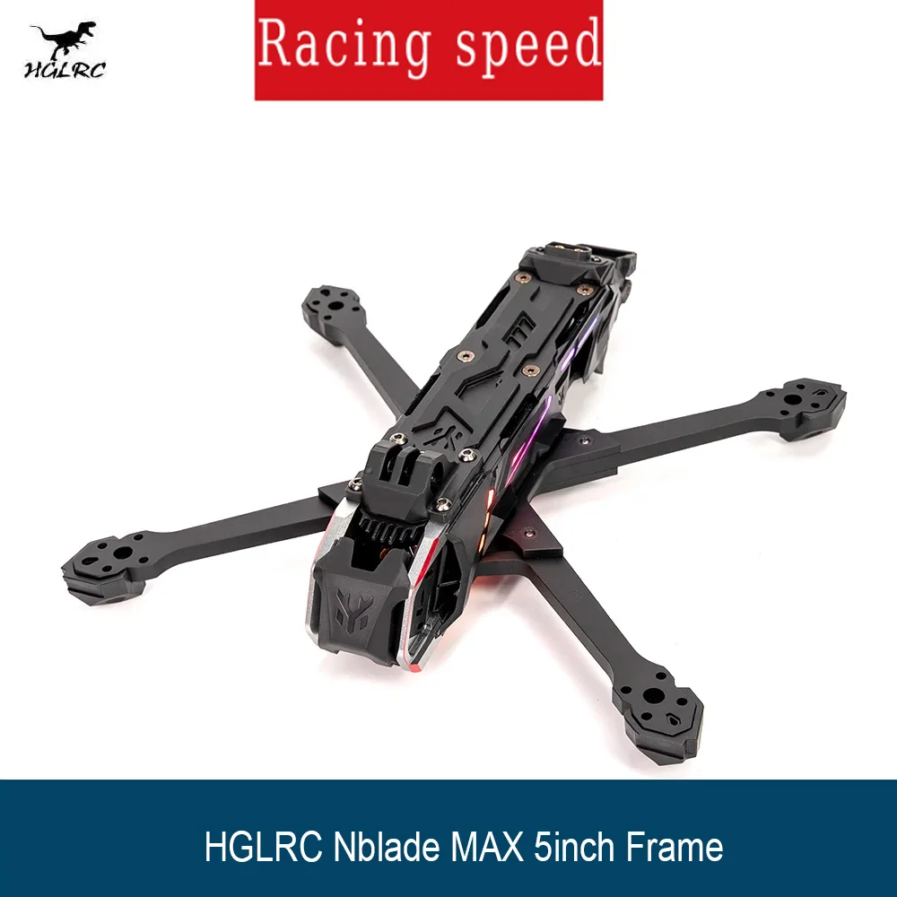 HGLRC Nblade MAX 5inch Ture X / DC Freestyle Cinematic FPV Frame for Freestyle & Cinematic Racing Quadcopter RC Parts NEW