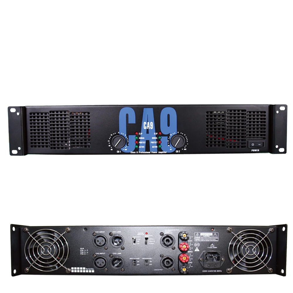 CA2 CA4 CA9 CA12 CA18 CA30 CA50 Professional Sound Standard CA9 Power Amplifier 1200 Watts X/ CA9 Audio Power Amplifier