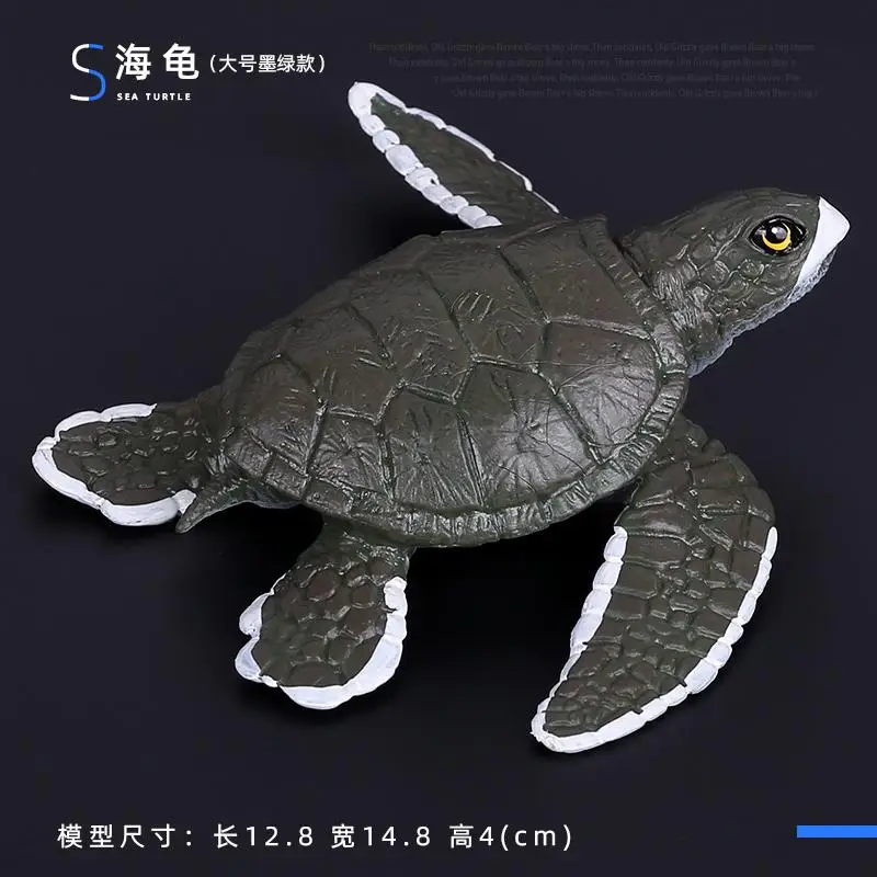 Simulatie Plastic Zeedier Speelgoedfiguren Nautilus, koning Spider Heremietkreeft Zeeleven Dieren Model Collectie Speelgoed