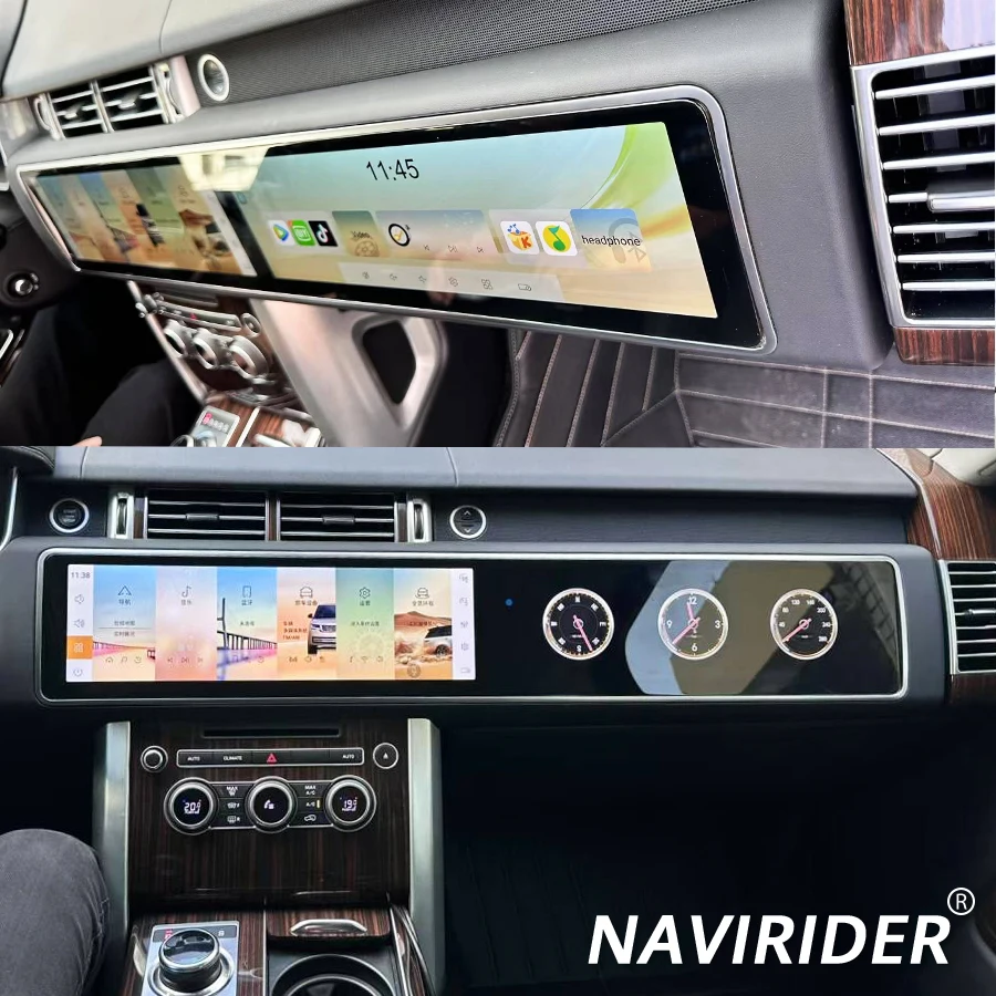 

Двухэкранный автомобильный радиоприемник 12.3" 15.5" для Range Rover Sport L494 Vogue L405 2011-2017, мультимедийный видеоплеер с GPS и поддержкой CarPlay