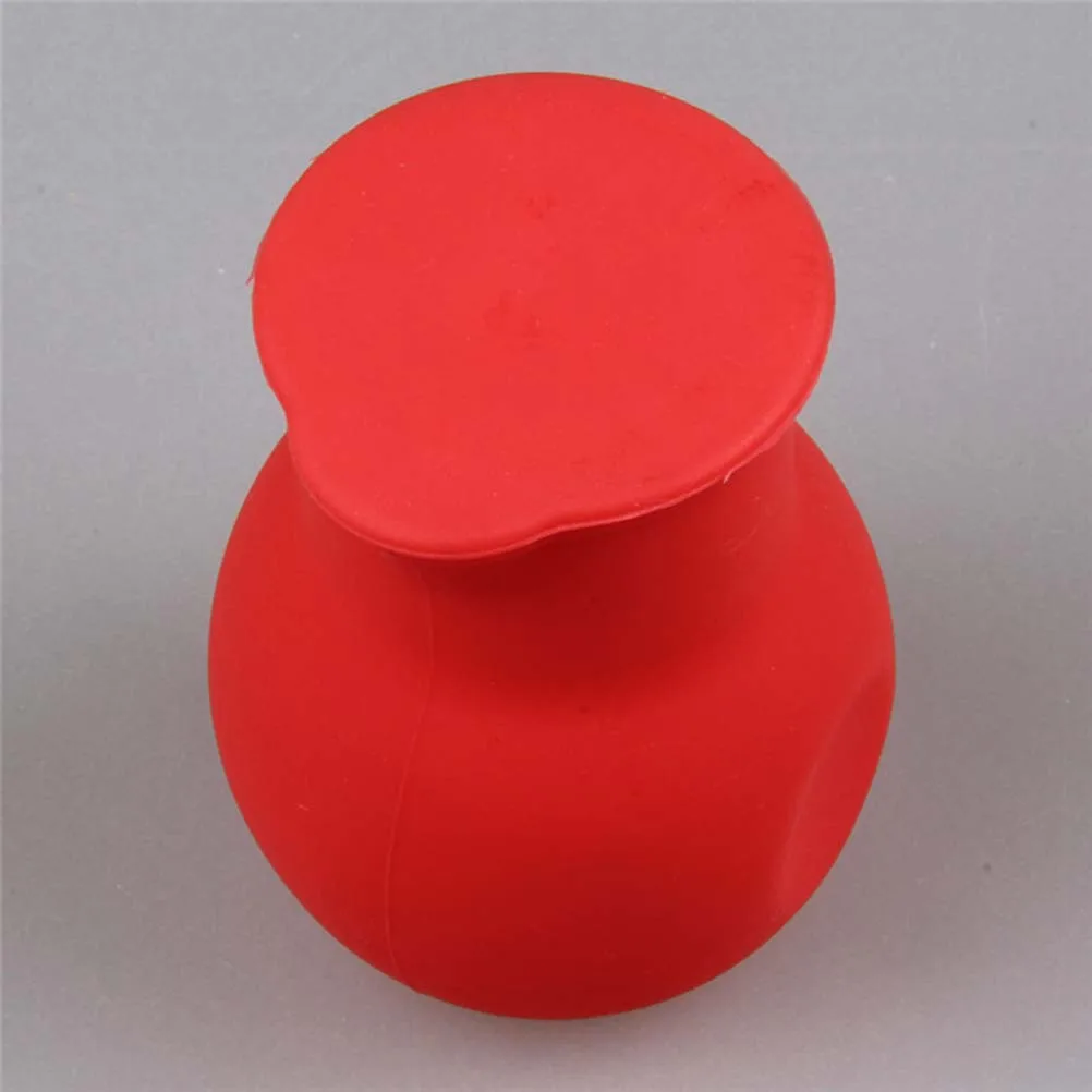 

3pcs Silicone Chocolate Melting Pot Red Flexible Baking Tool Microwave Safe For Melting Butter Heating Milk Sauces Moulding