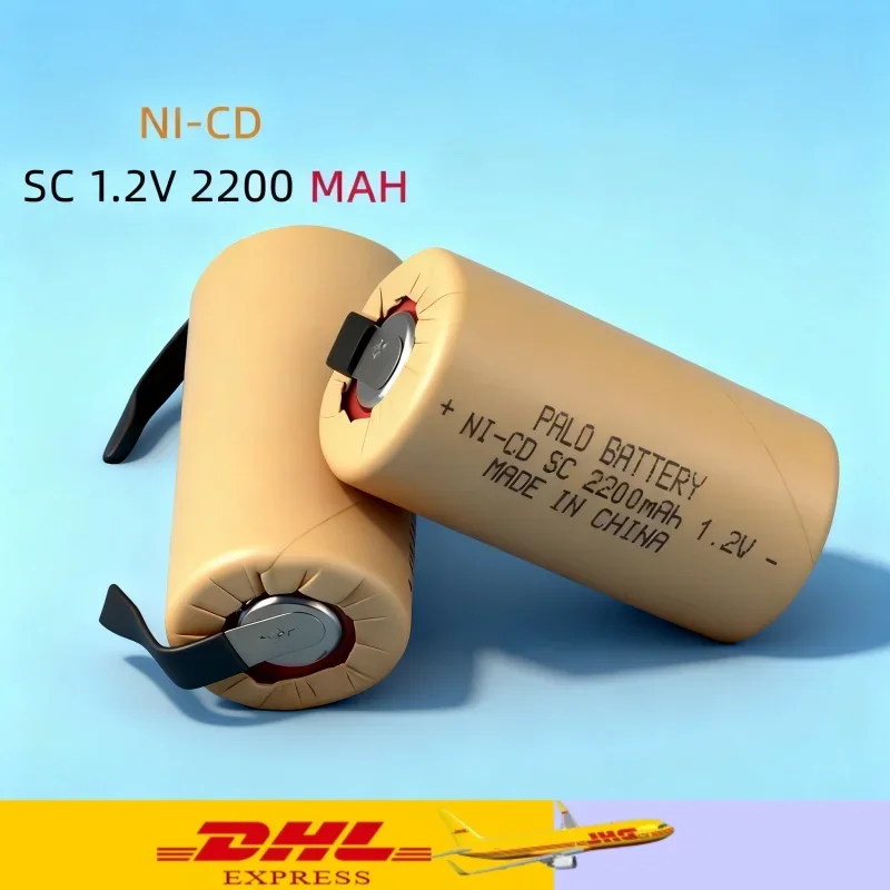 

2-20 Pieces Screwdriver Electric Drill SC Batteries 1.2 V2200mah Ni-Cd Rechargeable Battey With Tab Power Tool NiCd SUBC Cells