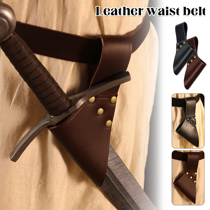 Medieval Sword Dagger Frog Scabbard Axe Blade Holder Axe Sheath For Medieval Viking Knight Assassin Role Playing Stage Show