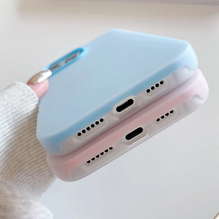 حافظة لهاتف آيفون 17 Air 11 12 13 14 15 16 Pro Max Plus Funda غطاء ممتص للصدمات من السيليكون