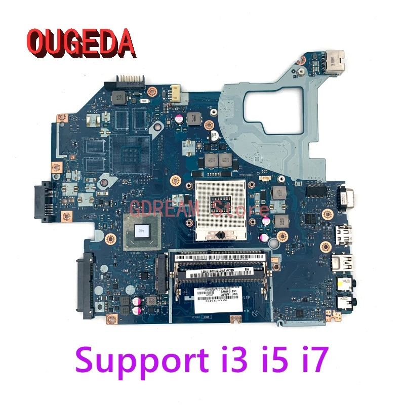 

OUGEDA NBC0A11001 NBY1111001 For Acer aspire E1-531 E1-571G V3-571G V3-571 Laptop motherboard Q5WVH LA-7912P DDR3 full tested