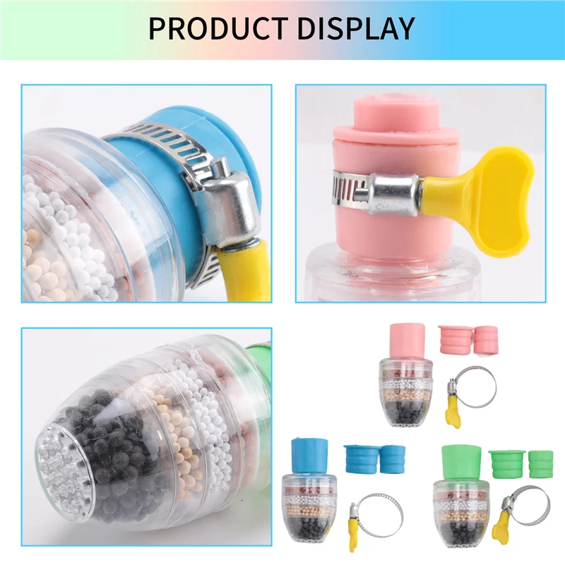 

3 шт., умягчитель воды для дома и кухни, фторид с картриджем для фильтрации, очиститель для крана, очиститель водопроводной воды, фильтр-AA70