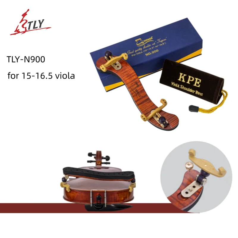 High-quality maple viola shoulder rest, suitable for 15-16.5 inch violas, viola shoulder rest accessories.