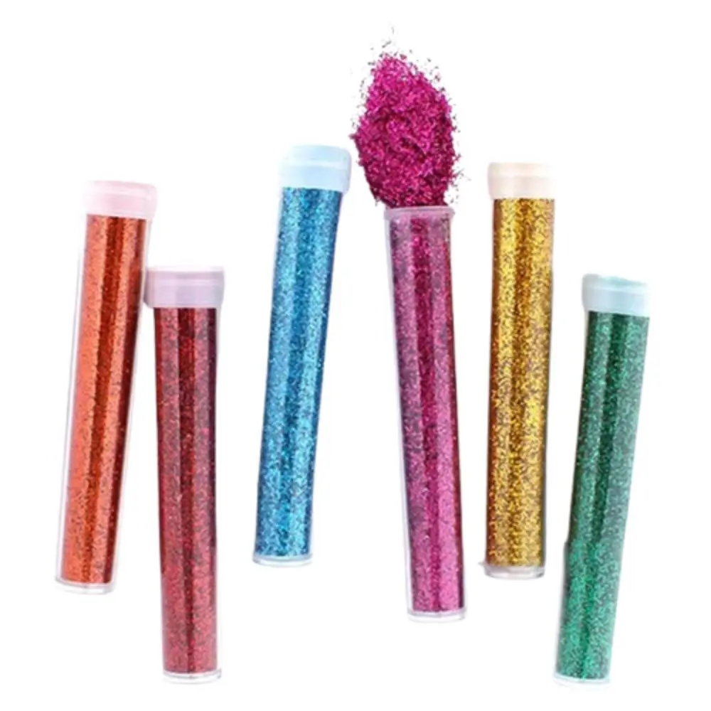 Shining Simulated Fireworks Glitter Powder Sparkle Palm Fireworks Pigments Powder INS Colorful Nail Glitter Set Girl