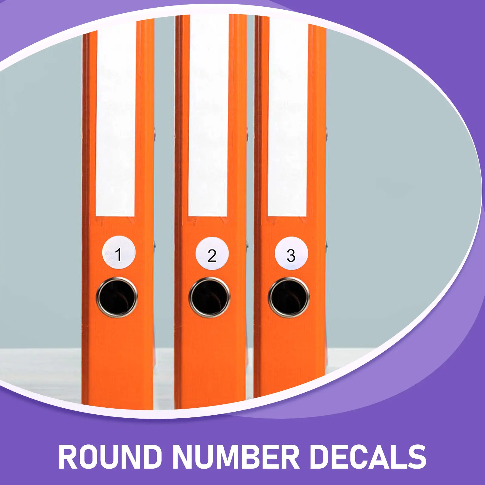 

20 Sheets Clear Round Digital Number Stickers Adhesive Number Labels for Shipping Boxes Tool Bins Books Party Sports DIY