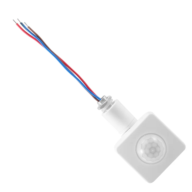 A10R 220V Mini Human Body Infrared Sensor Infrared Body Sensor Switch LED Flood Light PIR Motion Sensor Adjustable