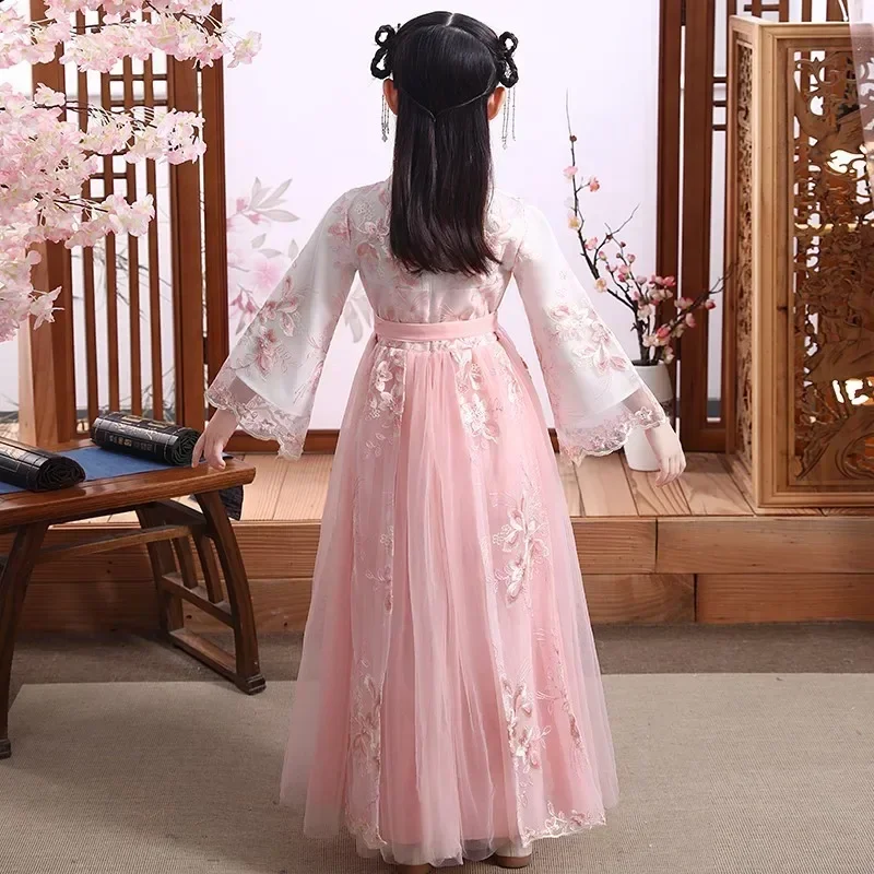 Cosplay Children Princess Costume Girls Dresses Girl Dress Hanfu Vintage Style Kids Clothes Vestido Traditional Chinese Clothing