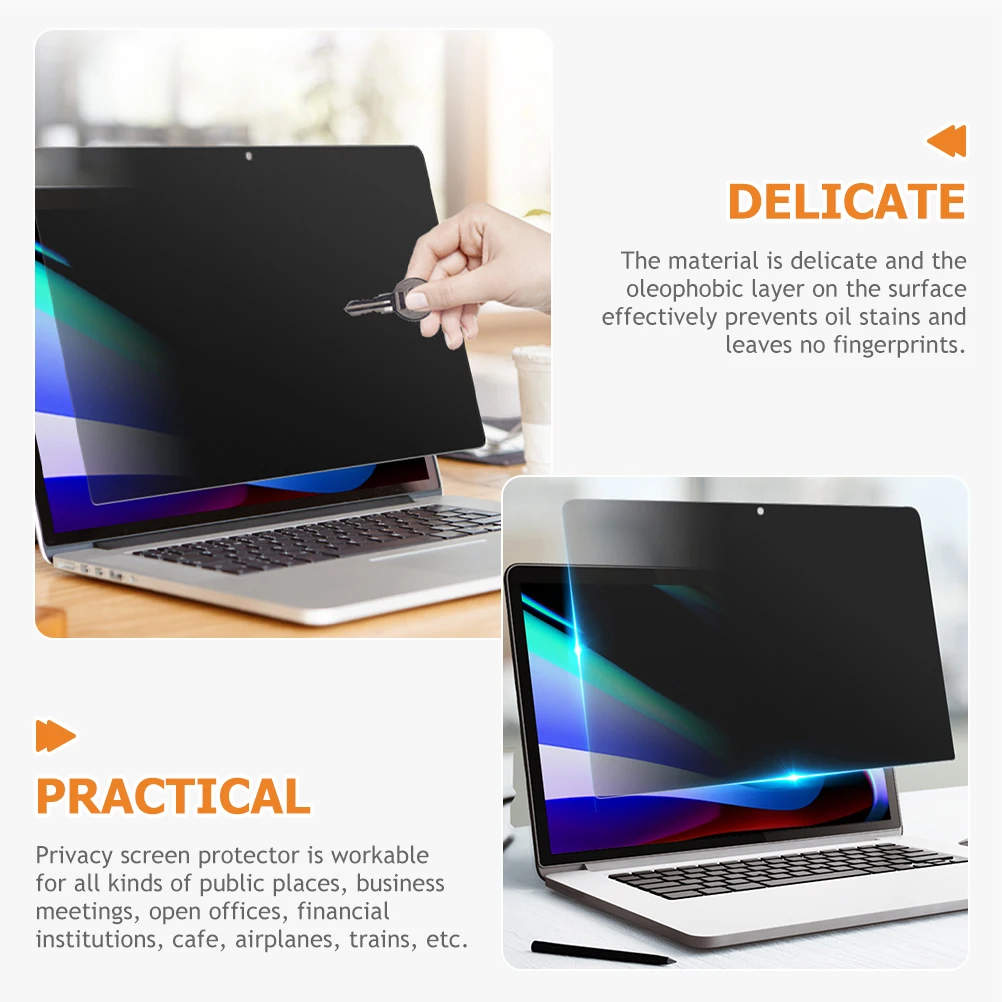 

Anti Peeping Film for Laptop Privacy Screen Protector Pet Material Front Clear Side View Blocking Scratch Resistant for A2179