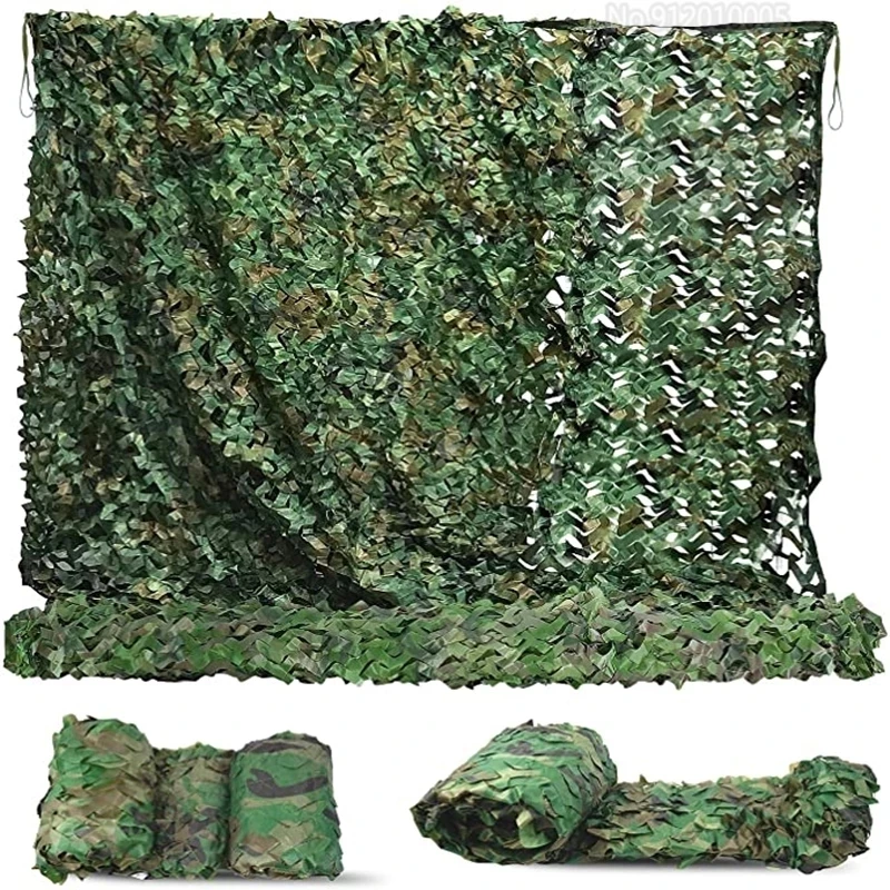 

Woodland sunscreen camouflage net is suitable for camping military CS shooting field and outdoor party must-haves