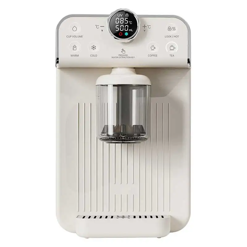 موزع مياه ساخن وبارد 2025 مع منقي للشرب المباشر - نظام ترشيح التسخين/التبريد الفوري على الطاولة