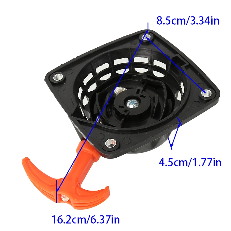 High quality lawn mower starter pull tray 139 back side hanging lawn mower universal starter