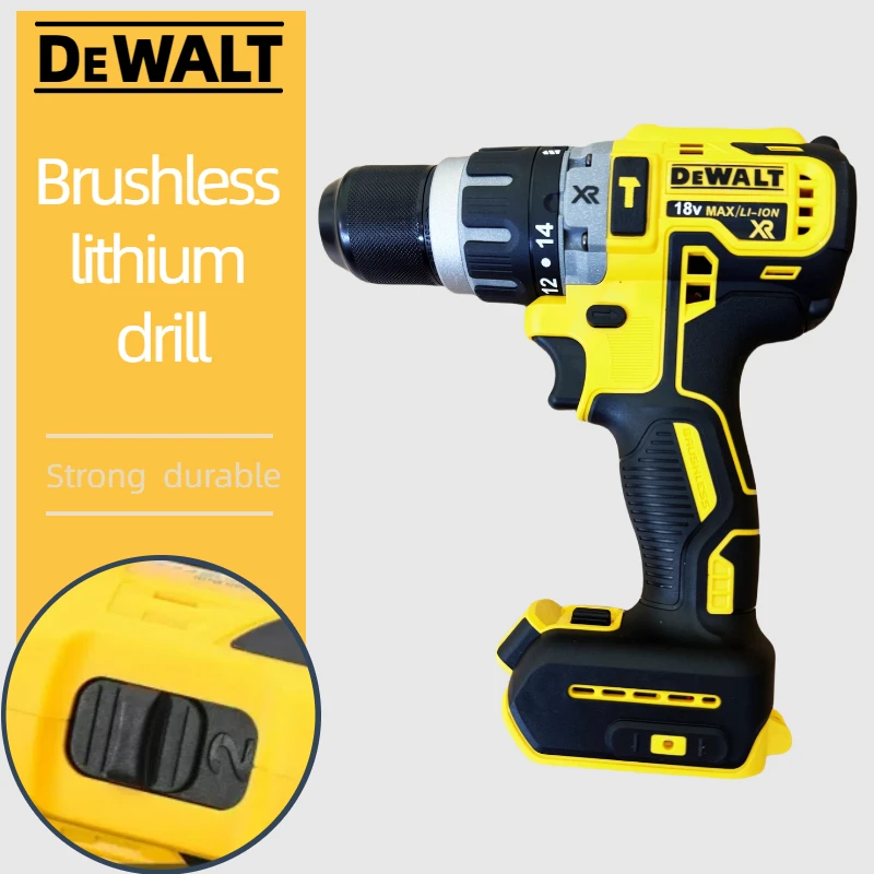 

Dewalt DCD796 Cordless Brushless Impact Drill Brushless Drill Multifunctional Rechargeable Portable 20V Battery Power Tools