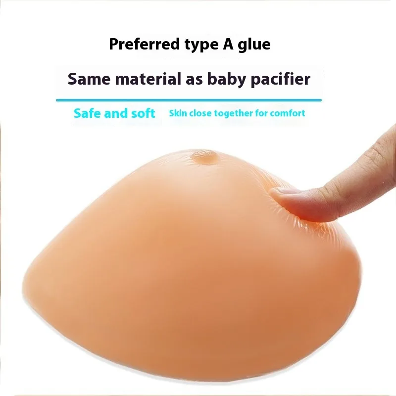 

Post-Surgery Silicone Breast Prosthesis Lightweight Adjustable Mastectomy Bra Comfort Breathable for Women Cancer Survivors Pads