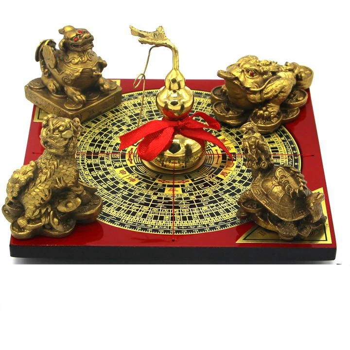 HOT SALE gift -HOME lobby office Shop Company FENG SHUI Money Drawing Talisman Good luck Gold ingot tree brass statue