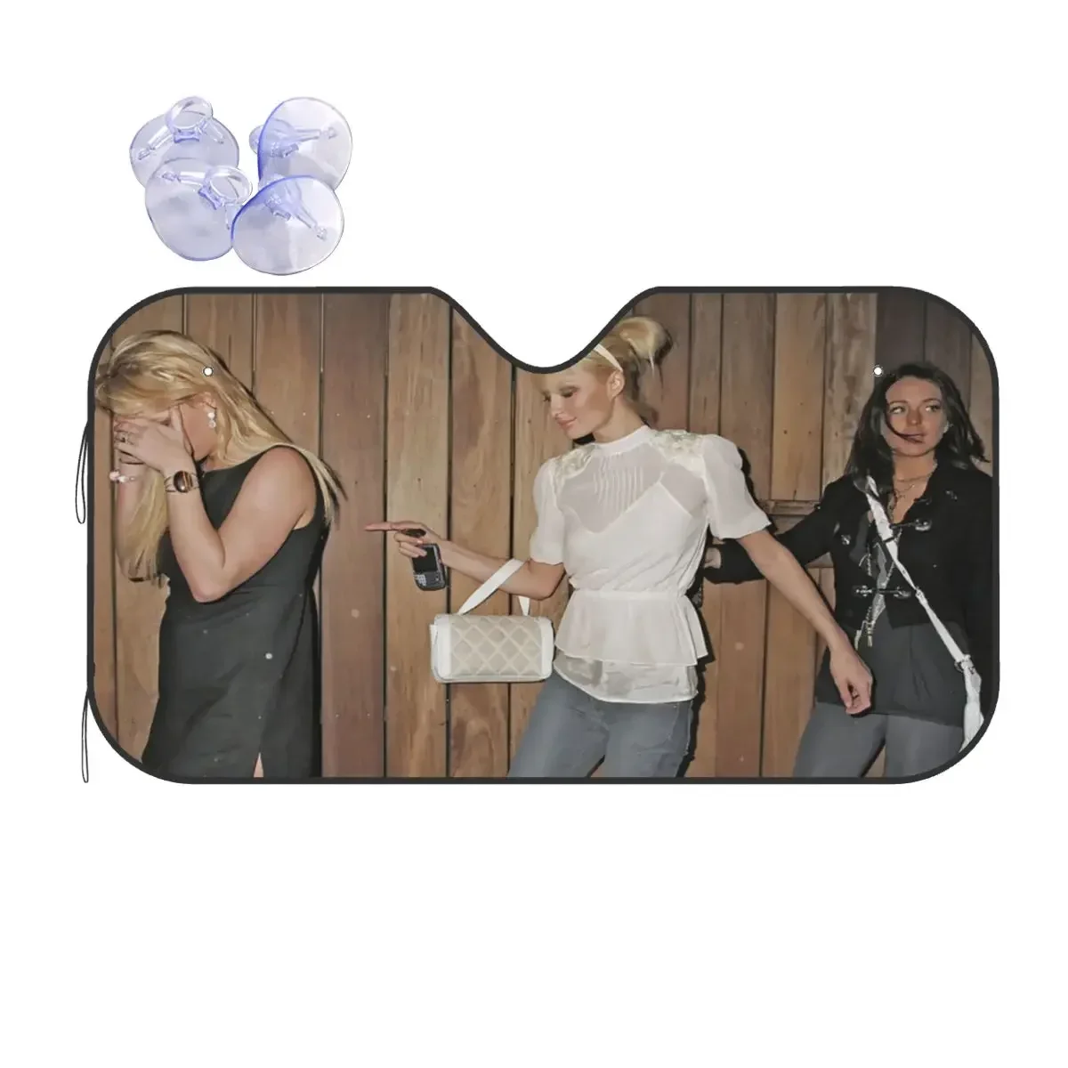 

Britney Lindsay Awesome Sunshade Windscreen 70x130cm Foils Sunshade Visor Ice Shield Dust Protection