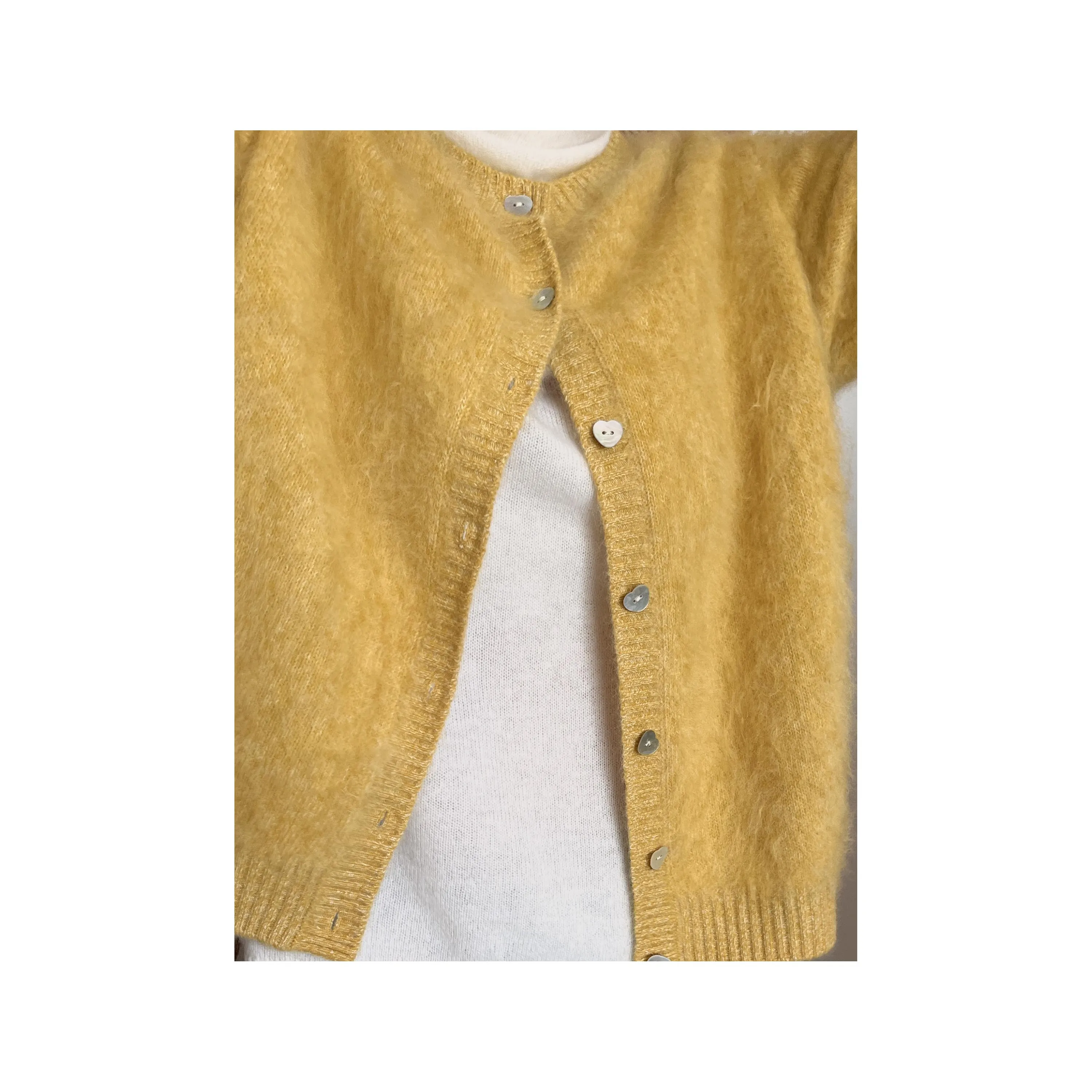 

Шерстяной кардиган Puow Silk Camere из длинного вельвета с круглым вырезом и длинными рукавами, повседневный, свободного кроя, для осени