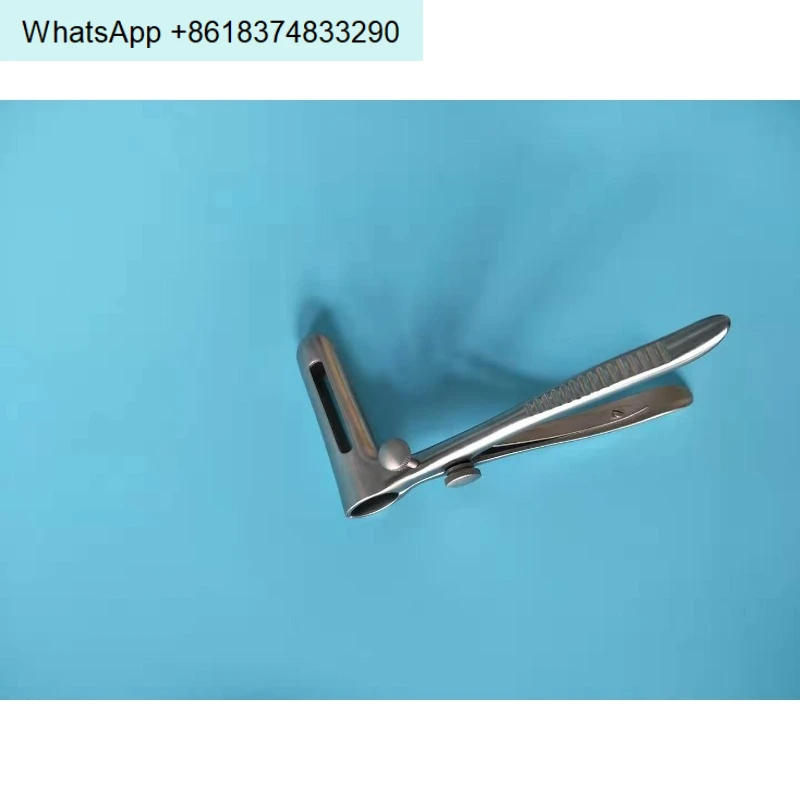 Anoscope Two-leaf perforated stainless steel speculum, anorectal instrument retractor expansion mirror