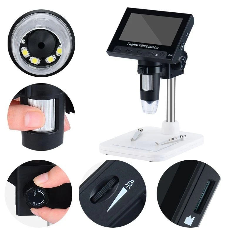 E06B Multifunctional USB Microscope 720p الكاميرا لطباعة فحص المجوهرات