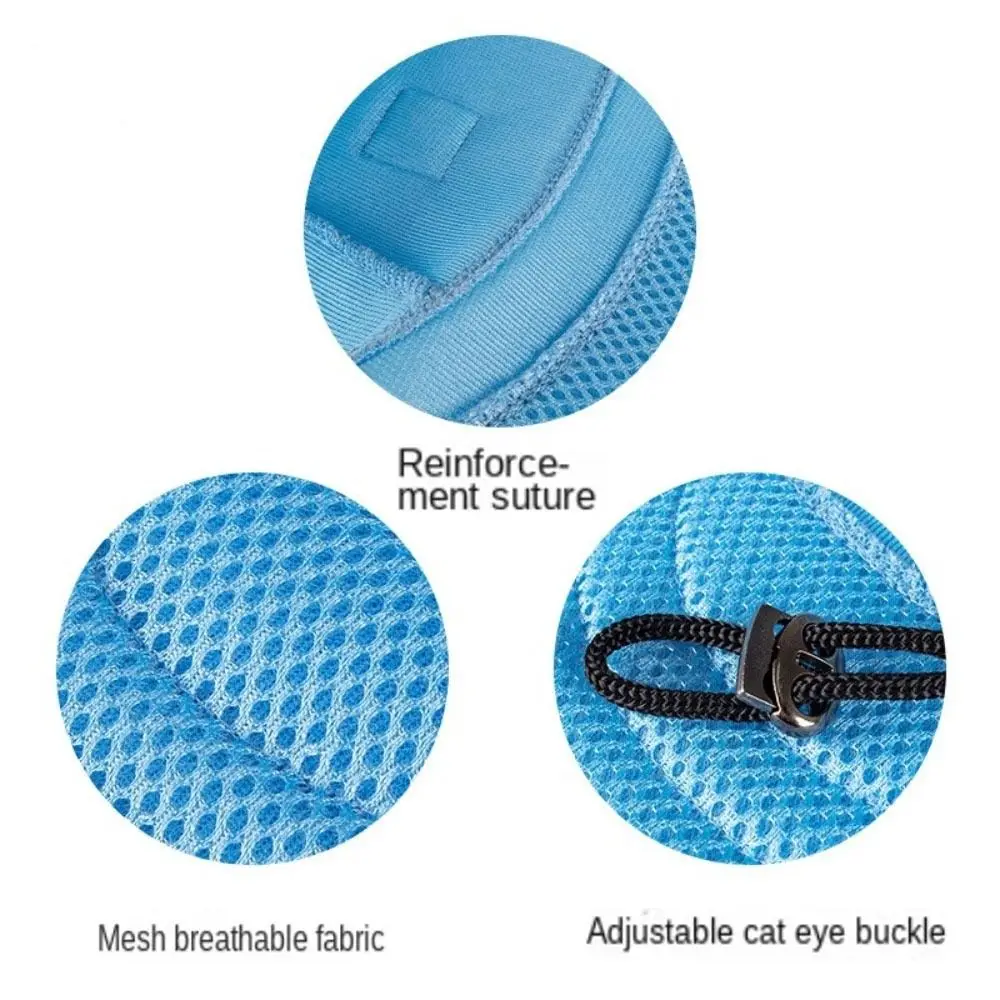

Sun Bonnet Solid Color Pet Baseball Hat Adjustable Breathable Dog Cap Sun Protection with Ear Holes Dogs Sun Hat Puppy Pet
