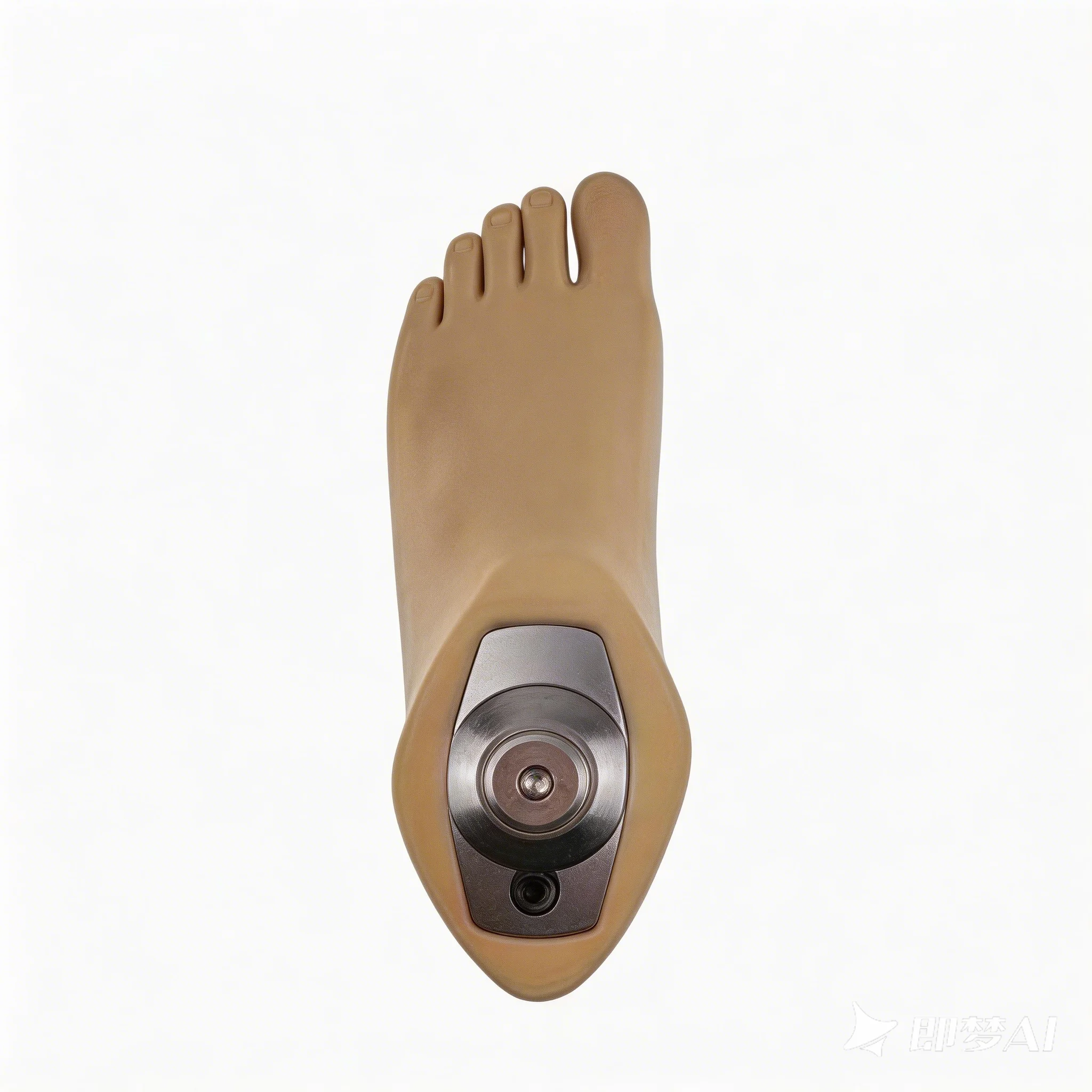 Flexible Polyurethane Prosthetic Foot, Realistic Artificial Fake Foot with Toes for Amputee, Durable Cosmetic Limb Replacement f
