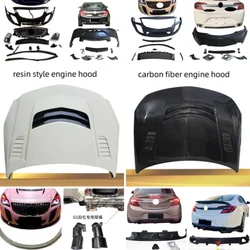 For Buick regal opel insignia Modified Front Rear Bumper Grill Mask Front Rear Lip Shovel Engine Hood Tail Throat Assembly