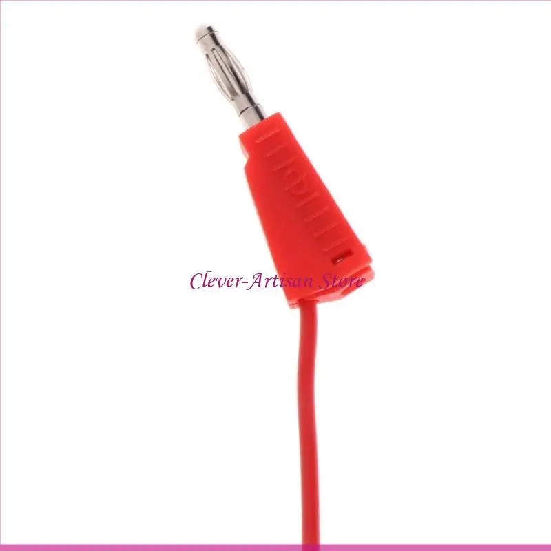 E06B متين BNC ذكر إلى Dual Dual Banana Slop Test Coaxial Cable 100cm للاختبارات الكهربائية المختبر الكهربائي