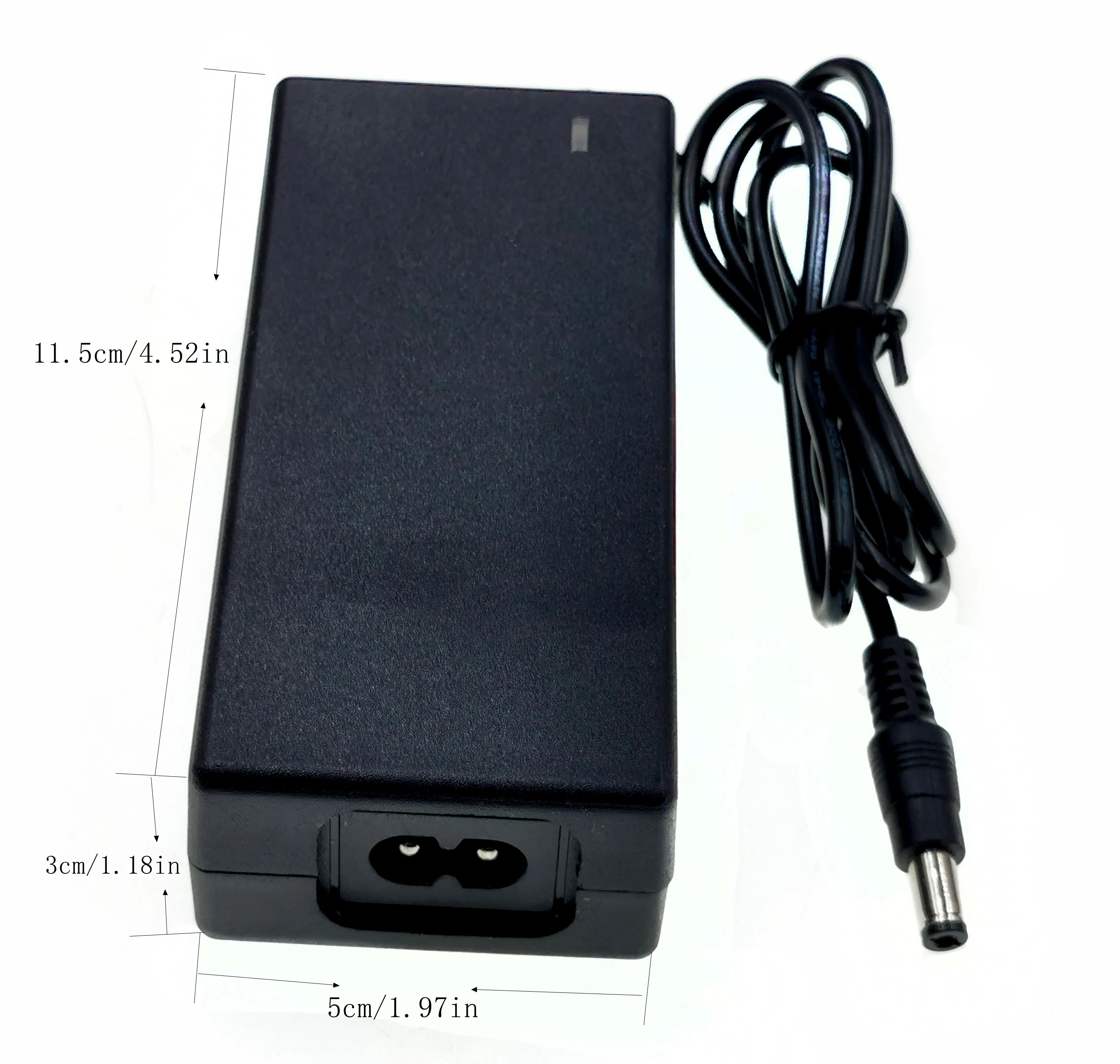 29.4v 2A charger for 24v 25.2v Li-ion battery 7S 18650 battery pack Connnector DC5525