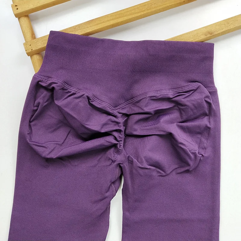 Naadloze cropped leggings voor dames - Peach Butt-Enhancing & Lifting voor yoga, hardlopen & fitness