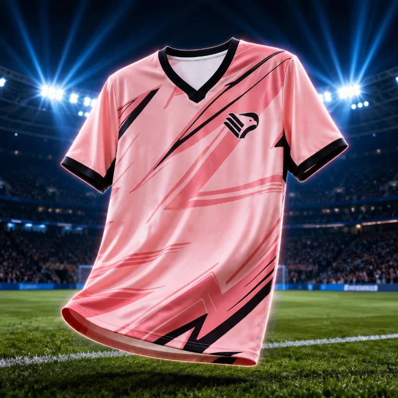 New 3D Printed Palermo Jerseys and Fan Uniforms for The 26-27 Season Breathable and Quick Drying Suitable for Parent-child Wear