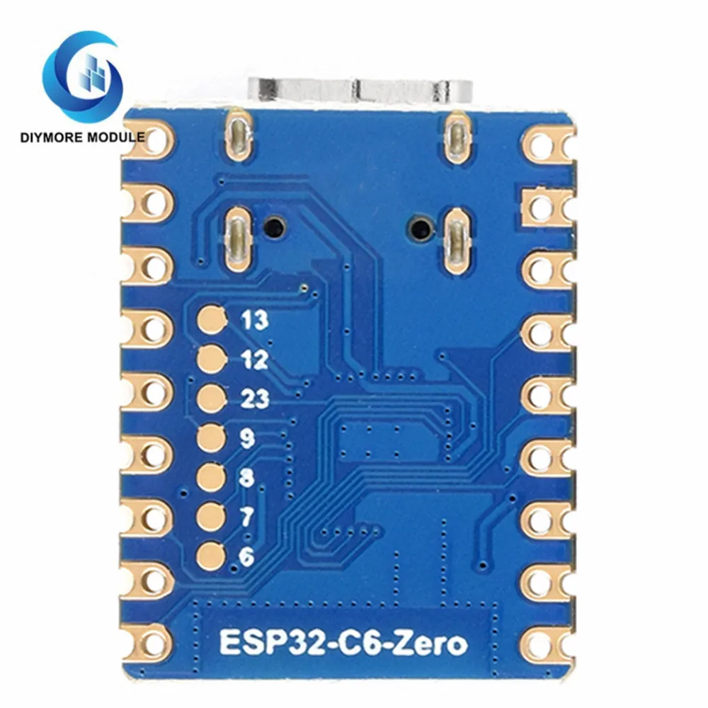 Imagem -02 - Mini Development Board Wifi Módulo bt Modo Dual Comunicação Board Flash 4mb Esp32-c6-zero