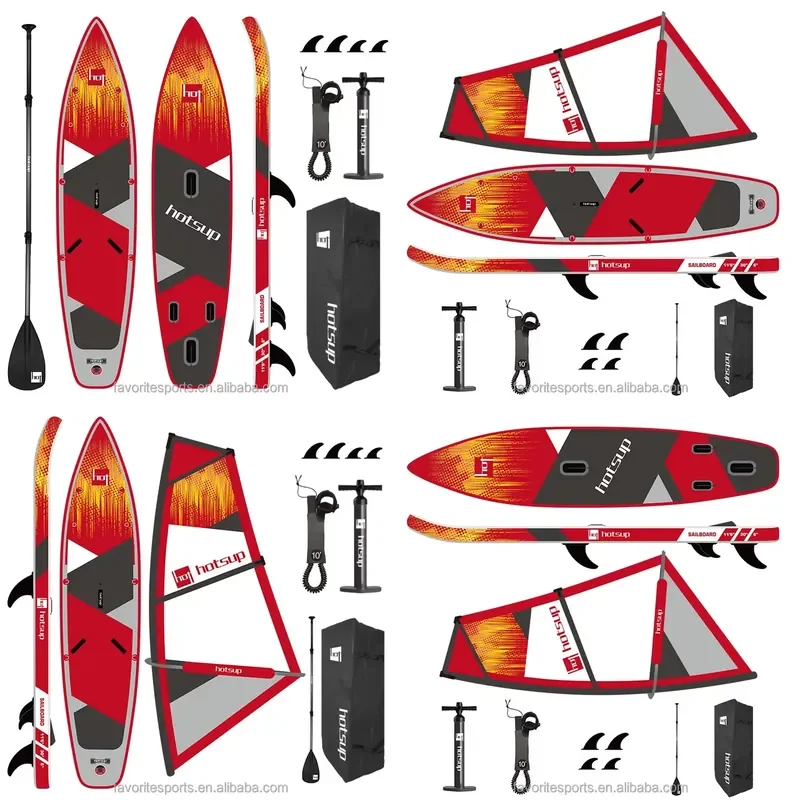 Favorite OEM Inflatable Stand up Sup Paddle Boards Hydrofoil Windsurfing Sail Surfboard Wholesale Sales