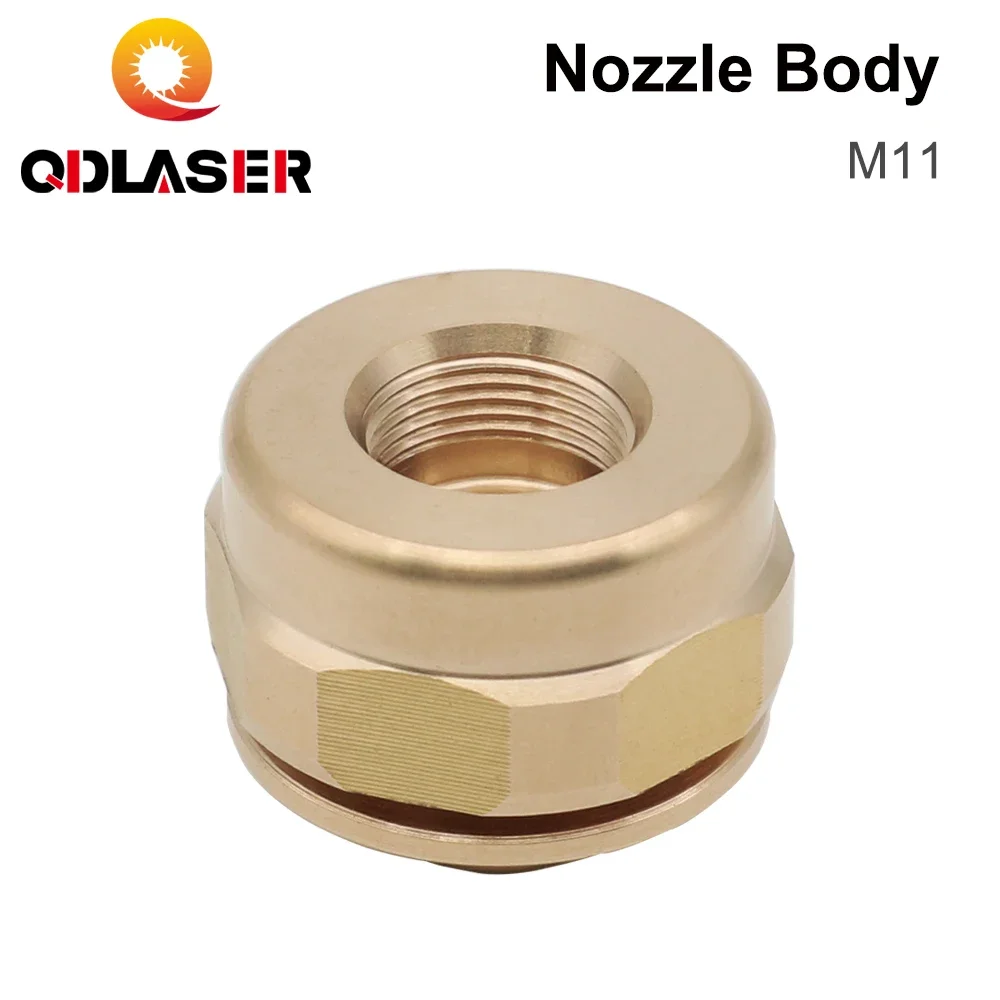 QDLASER M11 หัวฉีดทองแดง Body Anti-collision อุปกรณ์เสริมหัวฉีดเลเซอร์ตัดหัวเปลี่ยนสําหรับ OEM Precitec