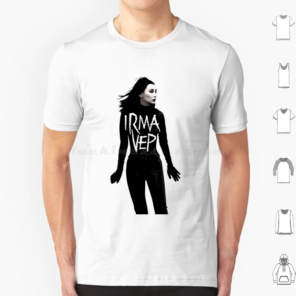 Camiseta con estampado alternativo de la película Irma Vep, camiseta fresca de algodón 6xl, Irma Vep, Maggie Cheung, Olivier Assayas, Les Vampires Musidora