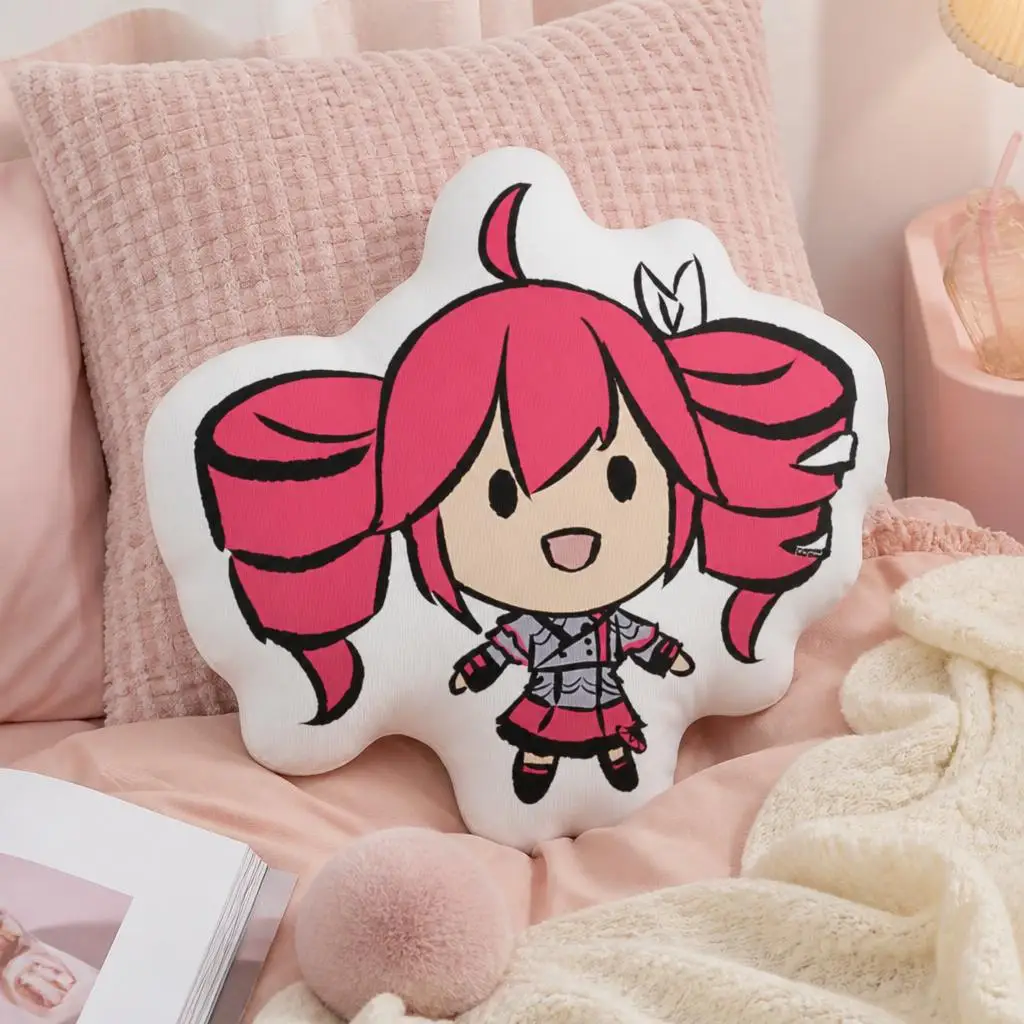 Synthesizer V Kasane Teto Funny Pillow Cushion Irregular Stuffed Throw Pillow Home Decor Gift Sofa Bed