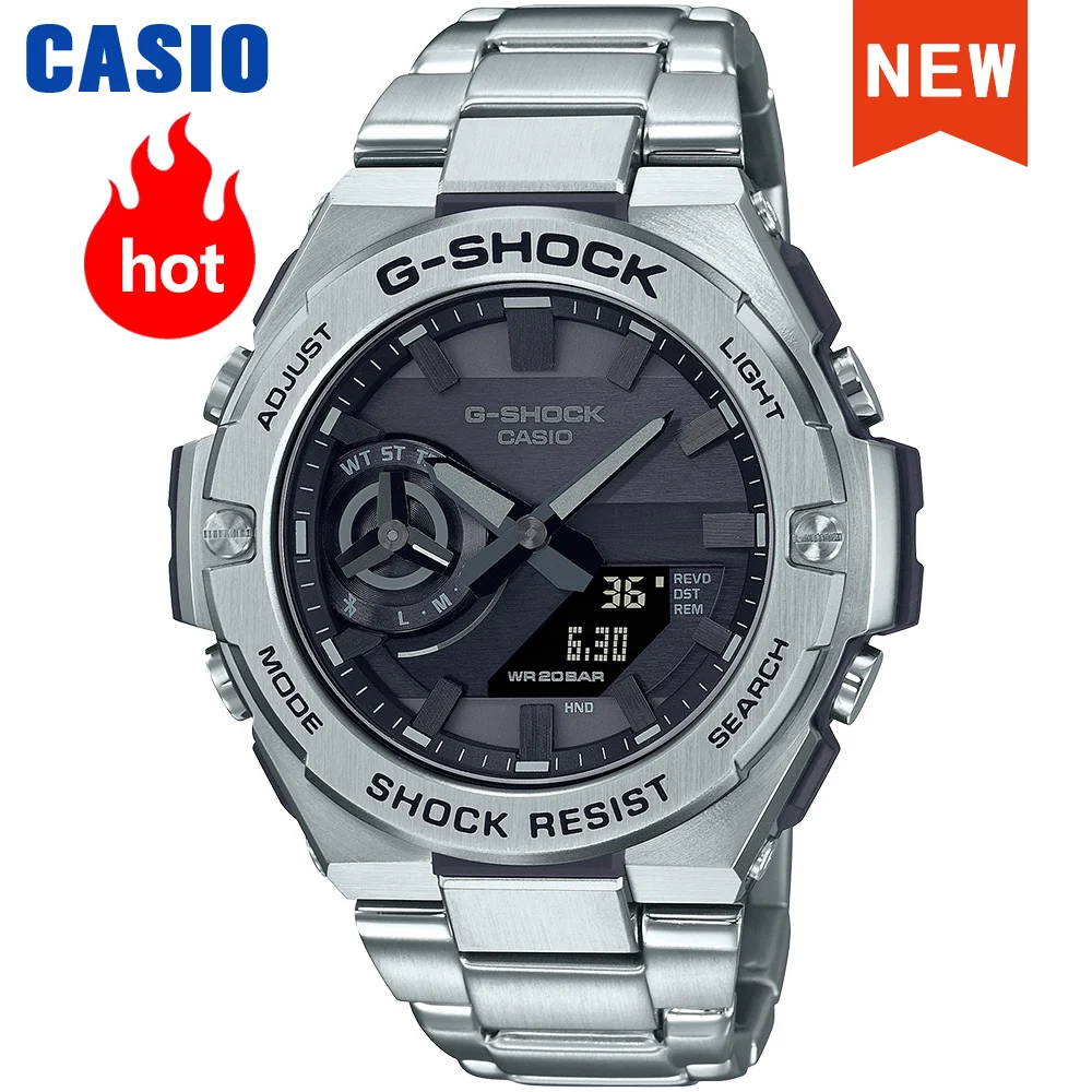 Casio-reloj de cuarzo resistente