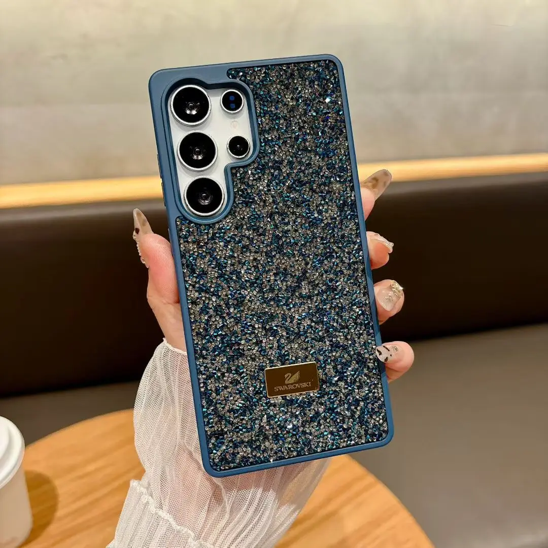 Luxury Rhinestone Diamond Phone Case For Samsung Galaxy S26 S25 Ultra S24 S23 Plus The Shiny Diamond Shockproof Protective Cover