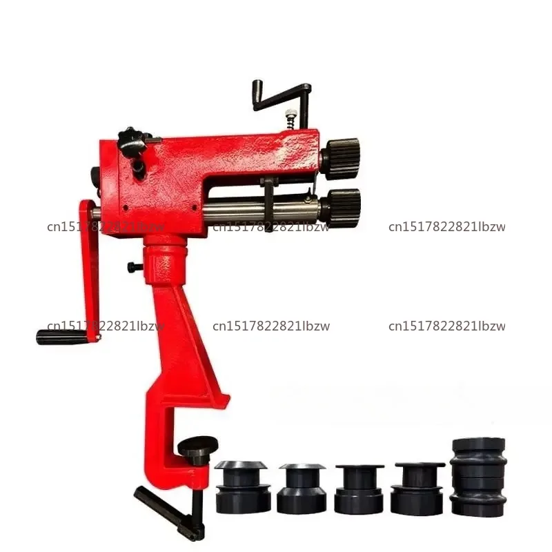 Manual Sheet Metal Bead Roller Rotary Bending Edge Forming Crimping Machine for Metal Fabrication
