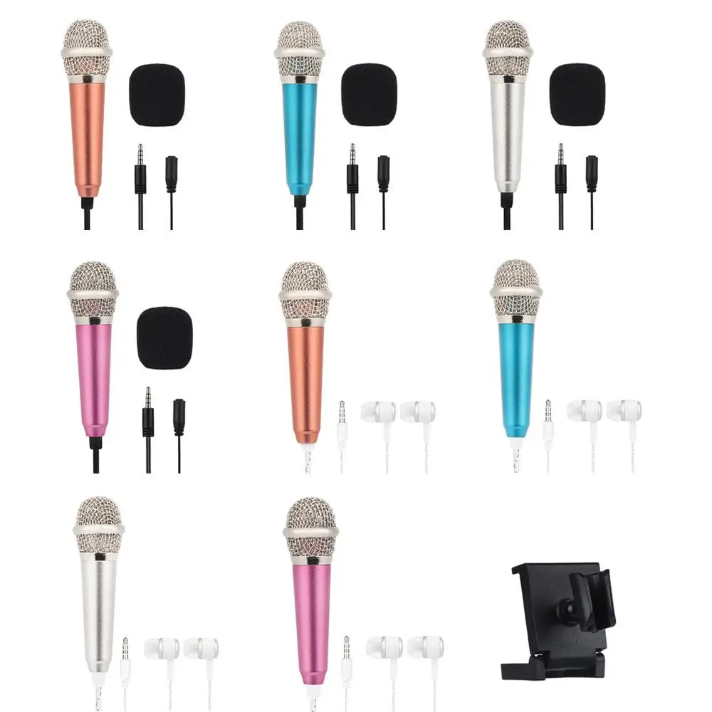 Singing Cell Phone Notebook Speaker With Headphone Mini Microphone Stereo