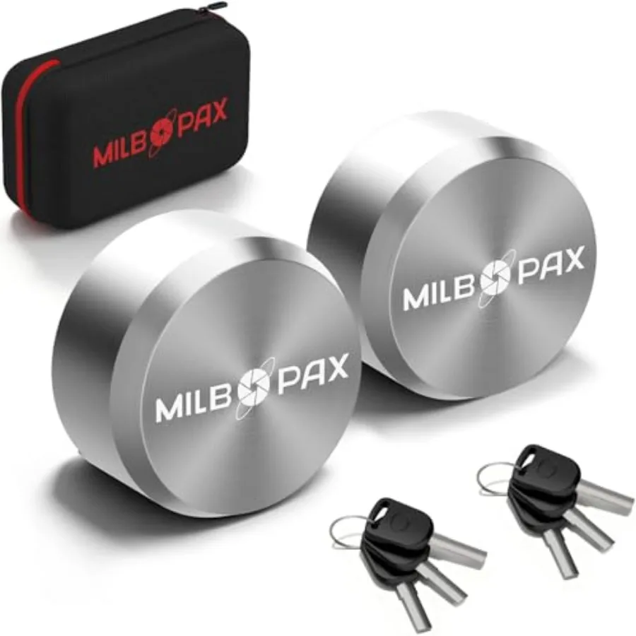 

Trailer Door Lock Keyed Alike Puck Locks for Trailers Trucks Vans Sheds, One-Click Lock Design, Heavy-Duty Shipping Container L