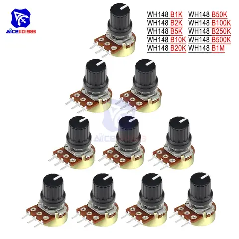 5 PCS potentiometer resistors for Arduino diymore