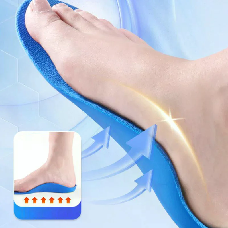Orthotic High Arch Support Insoles Orthopedic Sport Insoles For Plantar Fasciitis Support Shock Absorbing Shoe Pad