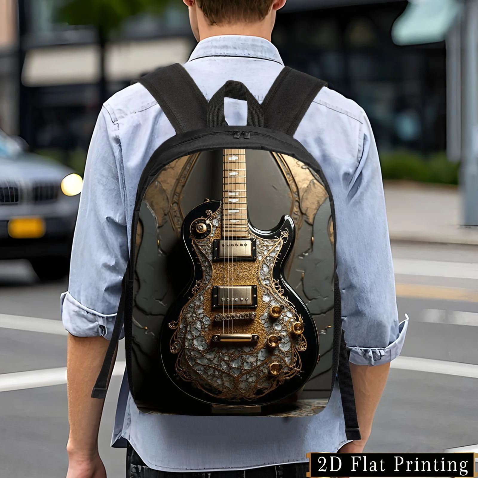 

Casual and stylish backpack, simple and personalized backpack. Creative design backpack for young people