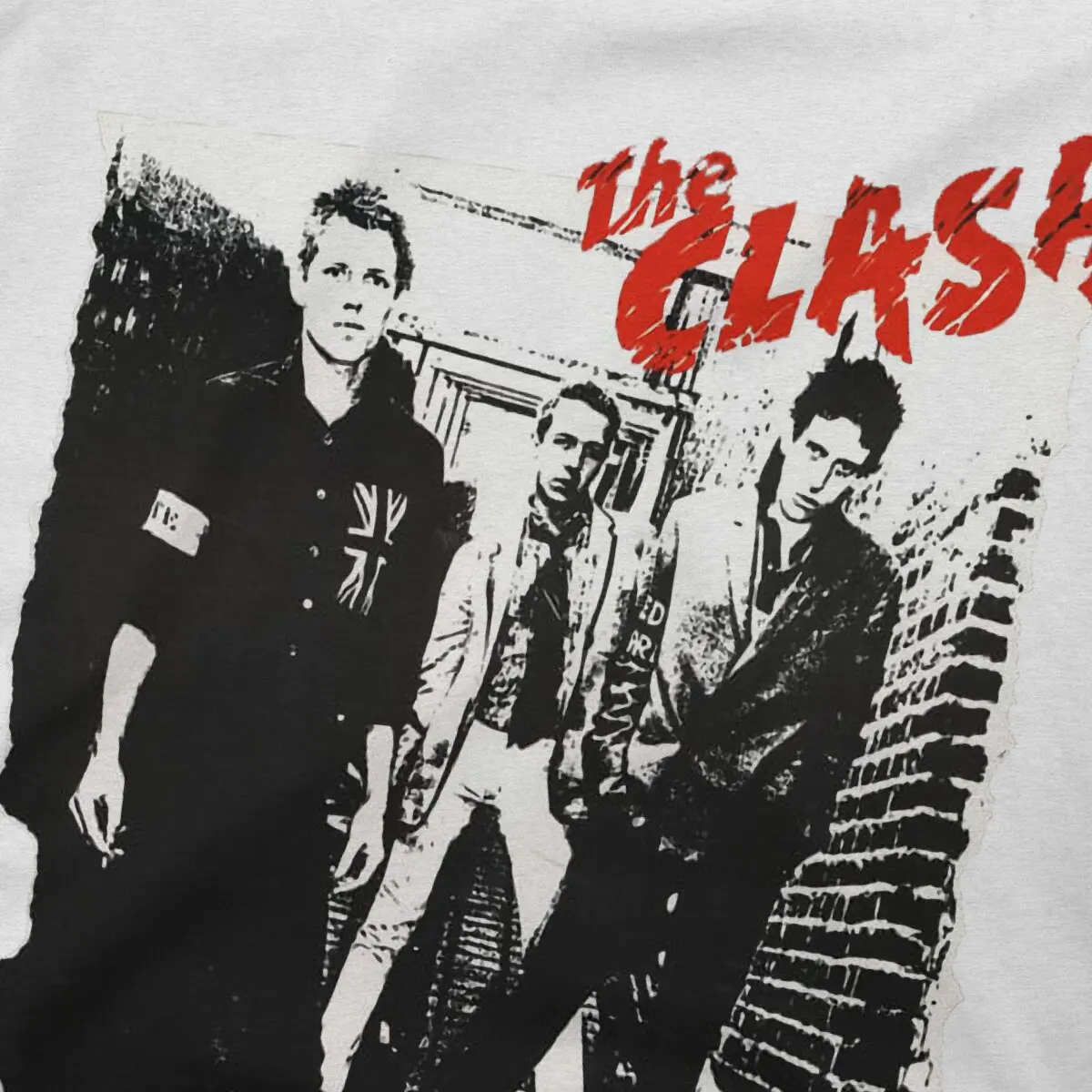 Men\'s T-Shirt Clash One Funny Cotton Tees Short Sleeve The Clash T Shirt Crewneck Clothing Printed