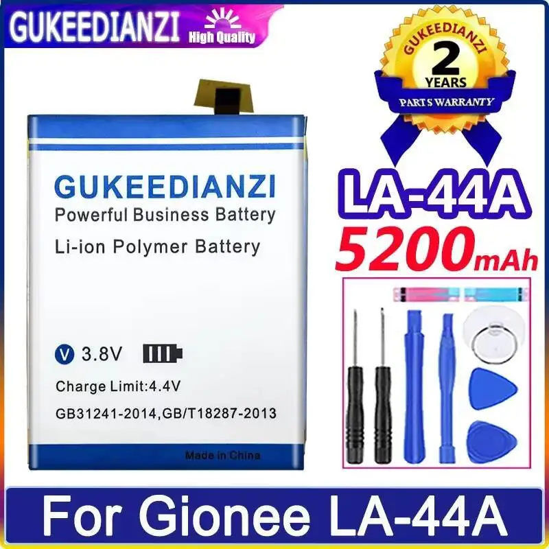 

Reliable Power Supply Premium Replacement Mobile Phone Battery 5200Mah For Gionee LA-44A