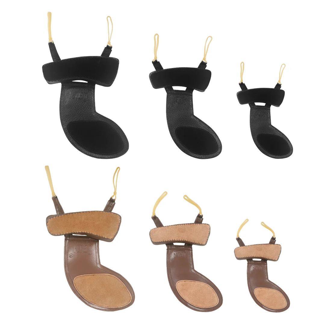 IRIN Violin Chinrest Shoulder Rest Violin Left Shoulder Pads Violin Padded Chin Rest 1/8 1/4 1/2 3/4 4/4 Violin Accessory Parts