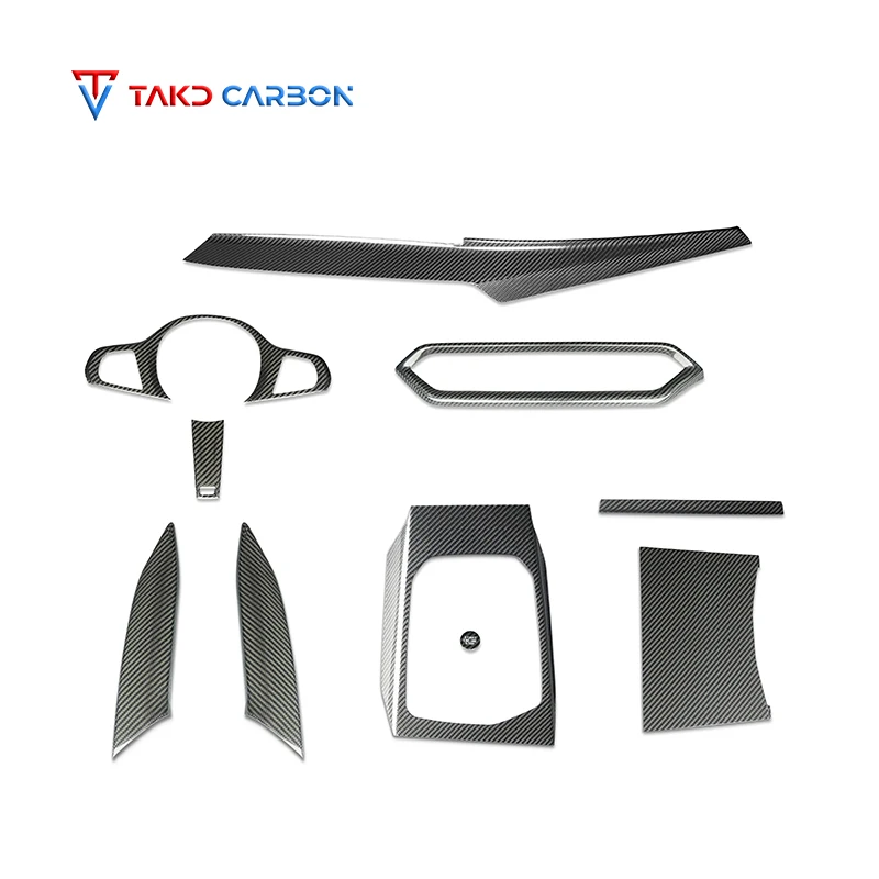 

Carbon Fiber 3K Twill G20 Car Interior Trims Kits Console Dashboard Panel for Bmw 3 Series G20 2023 Lci